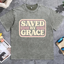 Load image into Gallery viewer, Saved By Grace Vintage Cotton Tshirt
