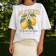 Load image into Gallery viewer, Blessed Fruits Lemonade Daydreamers Cotton Tshirt
