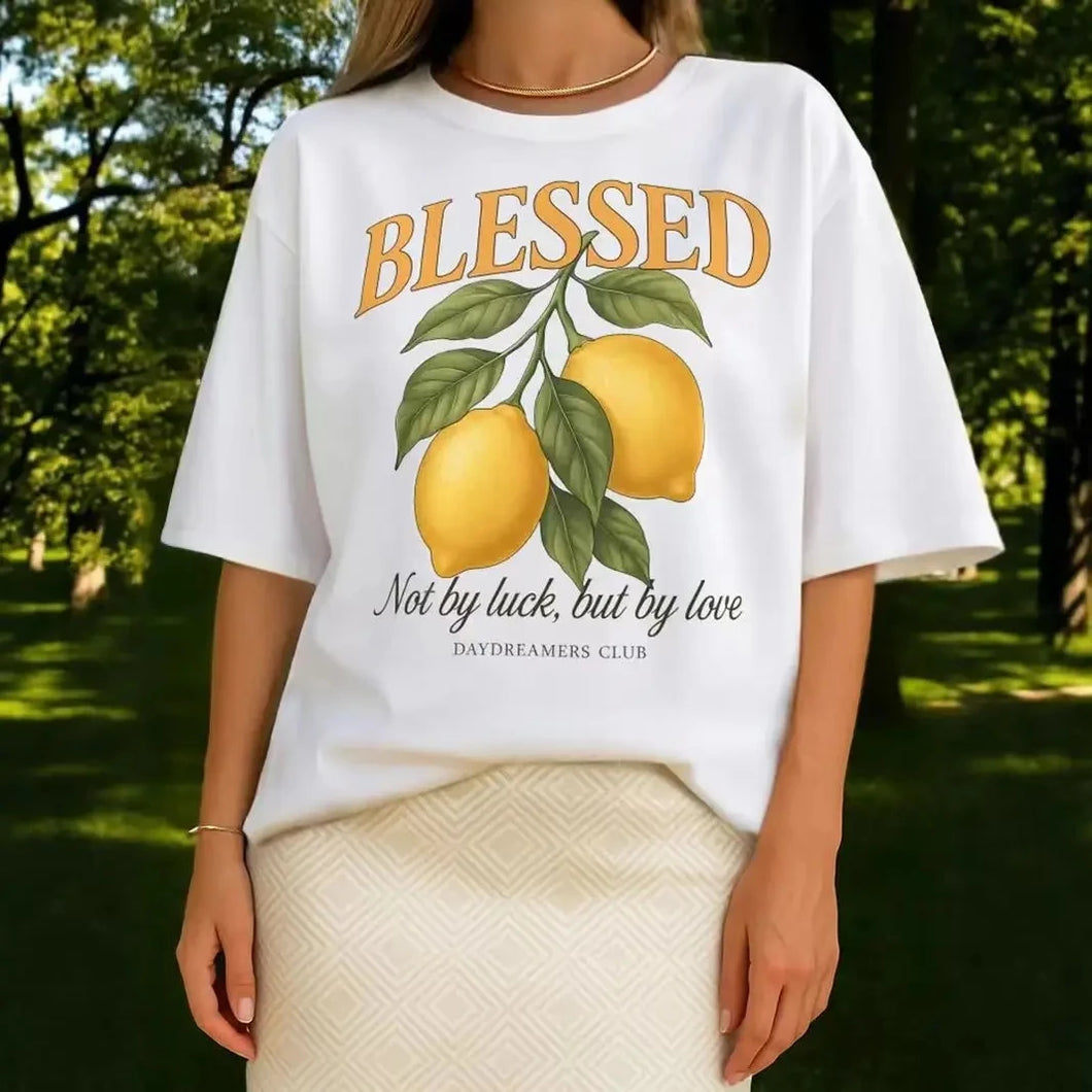 Blessed Fruits Lemonade Daydreamers Cotton Tshirt