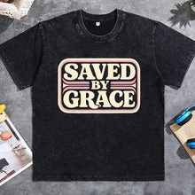 Load image into Gallery viewer, Saved By Grace Vintage Cotton Tshirt
