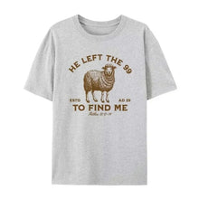 Load image into Gallery viewer, Matthew 18:12 Chosen Sheep Pasture Cotton Tshirt
