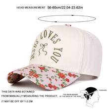 Load image into Gallery viewer, God's Gardener Spring/Summer Floral Cap
