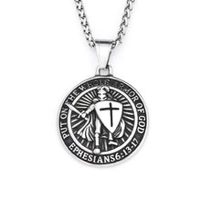 Load image into Gallery viewer, Ephesians 6 Whole Armor Stainless Steel Chain
