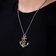 Load image into Gallery viewer, Anchored Cross Chain Necklace
