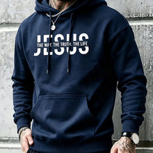 Load image into Gallery viewer, Way, Truth, Life Cotton Hoodie
