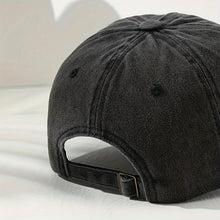 Load image into Gallery viewer, Blessed Washed Denim Adjustable Cap
