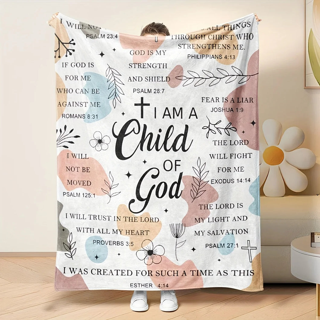 Child Of God Comfort Plush Throw Blanket