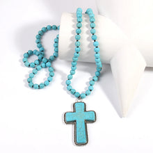 Load image into Gallery viewer, Native Desert Cross Bead Necklace Collection
