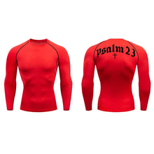 Load image into Gallery viewer, Psalm 23 Fit Training Shirt (Short Sleeve and Long Sleeve Available)
