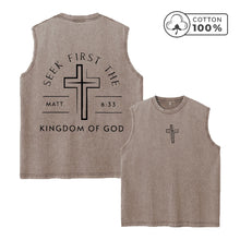 Load image into Gallery viewer, Seek First The Kingdom Cotton Tank
