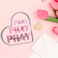 Load image into Gallery viewer, Pray, Pray, Pray Pink Desk Decor
