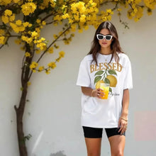Load image into Gallery viewer, Blessed Fruits Lemonade Daydreamers Cotton Tshirt
