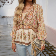 Load image into Gallery viewer, Daisy&#39;s Morning Prairie Ruffle Sleeve Top
