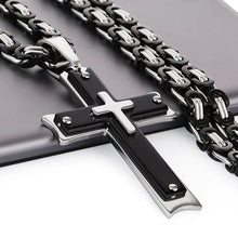Load image into Gallery viewer, Bike Chain Stainless Steel Cross Chain
