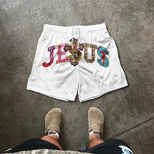 Load image into Gallery viewer, Jesus Saves Vintage Athletic Shorts
