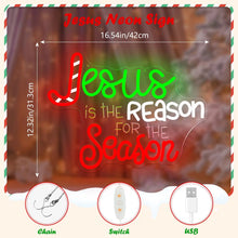 Load image into Gallery viewer, Jesus Is The Reason Custom LED Light
