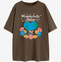 Load image into Gallery viewer, Psalm 139:14 Wonderfully Made Butterfly Cotton Tshirt
