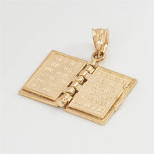 Load image into Gallery viewer, 18K Gold Plated Holy Bible Lord's Prayer Necklace
