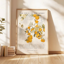Load image into Gallery viewer, Galatians 5:22 Fruit of The Spirit Framed Canvas Poster
