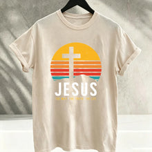 Load image into Gallery viewer, Way, Truth, Life Daily Crucifixion Cotton Tshirt
