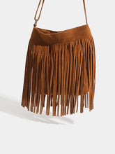 Load image into Gallery viewer, Rodeo Remnant Suede Cowgirl Tassel Purse
