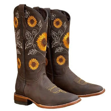Load image into Gallery viewer, Sunflower Seeds of The Harvest Prairie Boots
