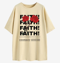 Load image into Gallery viewer, Extra Extra! 2 Corinthians 5:7 Faithful God, Good News Cotton Tshirt
