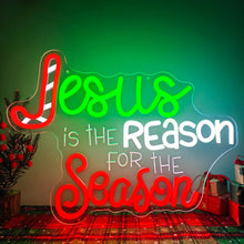 Load image into Gallery viewer, Jesus Is The Reason Custom LED Light
