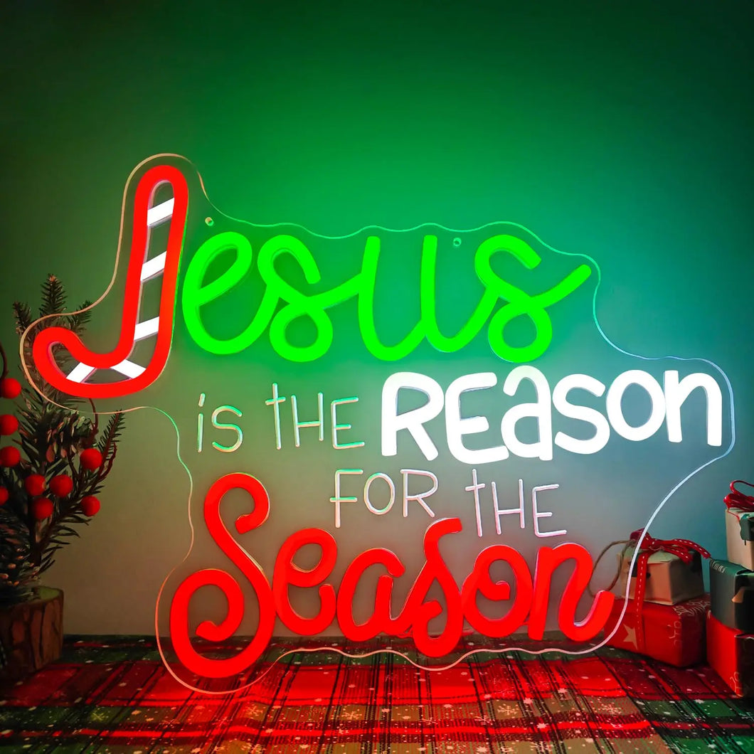 Jesus Is The Reason Custom LED Light