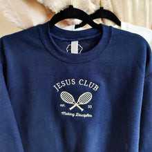 Load image into Gallery viewer, Making Disciples Tennis Club Premium Cotton Women&#39;s Sweatshirt
