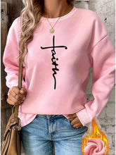 Load image into Gallery viewer, Fleece-Lined Faith Fashion Pullover
