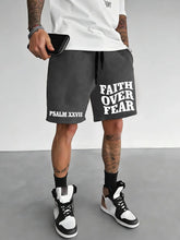 Load image into Gallery viewer, Faith Over Fear Cotton Casual Shorts
