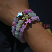 Load image into Gallery viewer, Marble Cross Bracelet
