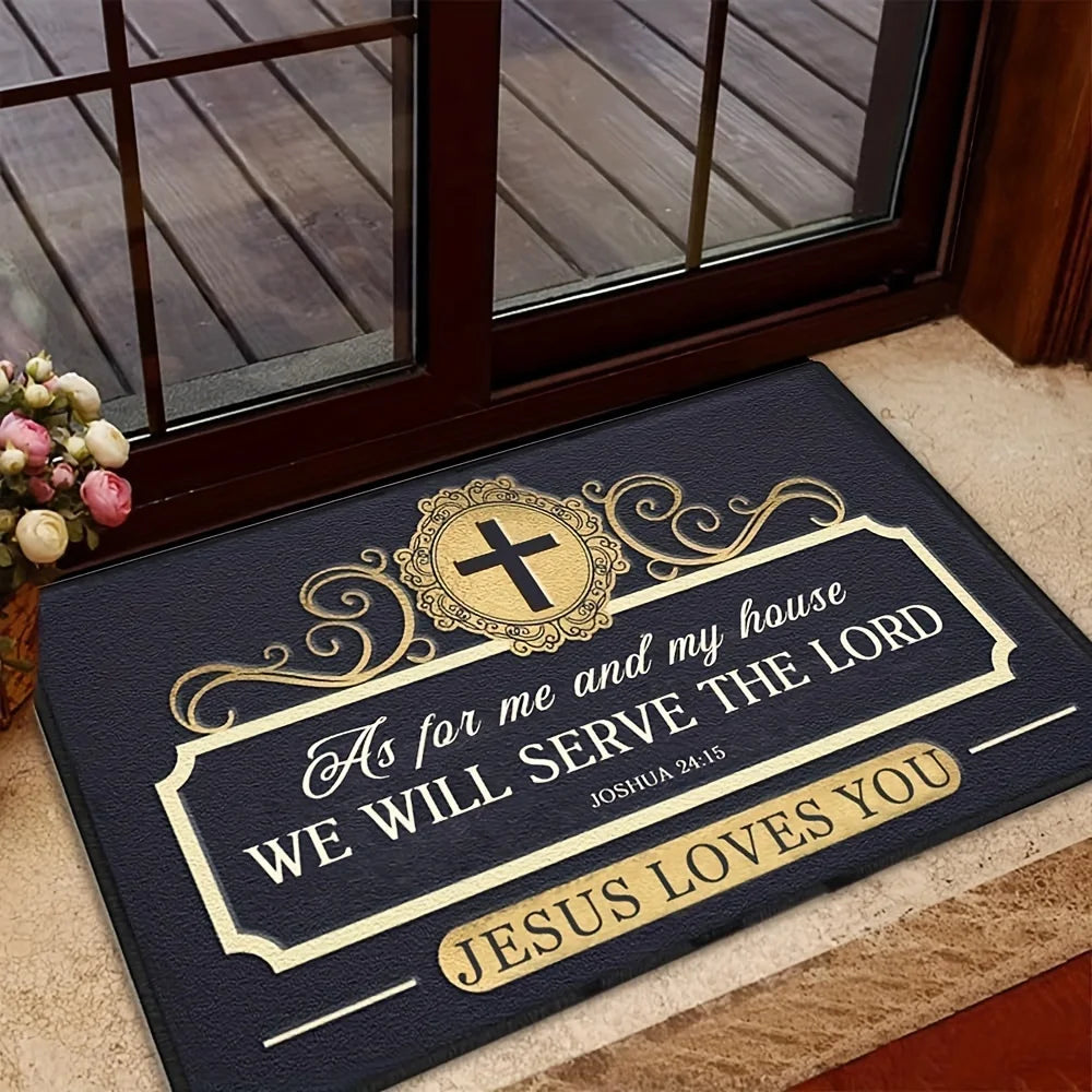 This House Non-Slip Welcome Mat