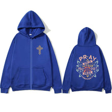 Load image into Gallery viewer, Pray Incessantly Fall Hoodie Jacket
