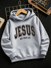Load image into Gallery viewer, Way, Truth, Life Kid's Hoodie

