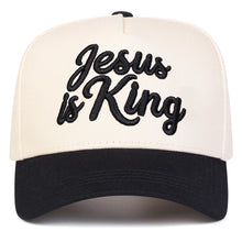 Load image into Gallery viewer, Jesus Is King Premium Snapback
