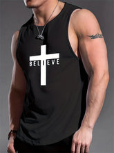 Load image into Gallery viewer, Believe In Salvation Cotton Casual Fit Tank
