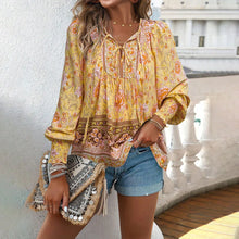 Load image into Gallery viewer, Daisy&#39;s Morning Prairie Ruffle Sleeve Top

