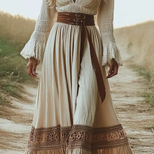 Load image into Gallery viewer, Milkmaid Harvest Dress (Belt Not Included)
