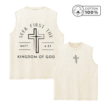 Load image into Gallery viewer, Seek First The Kingdom Cotton Tank
