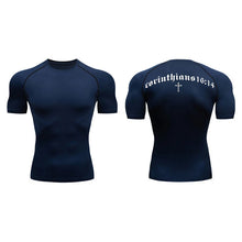 Load image into Gallery viewer, 1 Corinthians 16:14 Fit Training Shirt (Short Sleeve and Long Sleeve Available)
