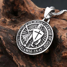 Load image into Gallery viewer, Ephesians 6 Whole Armor Stainless Steel Chain
