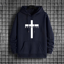Load image into Gallery viewer, Believe In Christ Men's Hoodie
