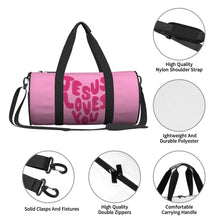Load image into Gallery viewer, Jesus Loves You Gym Duffle Bag
