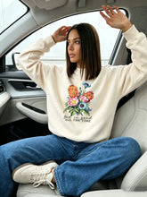 Load image into Gallery viewer, God Is Good All The Time Wildflower Cotton Fleece Sweatshirt
