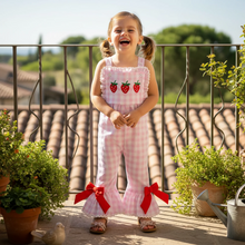 Load image into Gallery viewer, Strawberry Shortcake Spring Garden Harvest Romper
