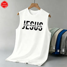 Load image into Gallery viewer, Way, Truth, Life Casual Cotton Tank

