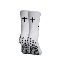Load image into Gallery viewer, 6 Pairs Rock and Fortress Psalm 18:2 Rubberized Grip &amp; Traction Socks
