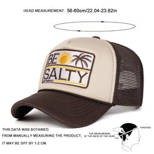 Load image into Gallery viewer, Be Salty Matthew 5:13 Sandy Beach Trucker Snapback

